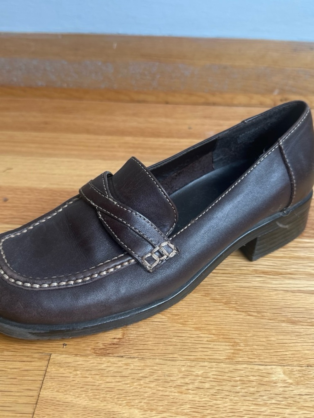 Mootsies Tootsies Dark Brown Leather Penny Loafer